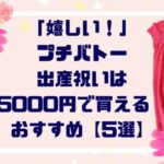 「嬉しい！」プチバトー出産祝いは５０００円で買える！おすすめ【５選】